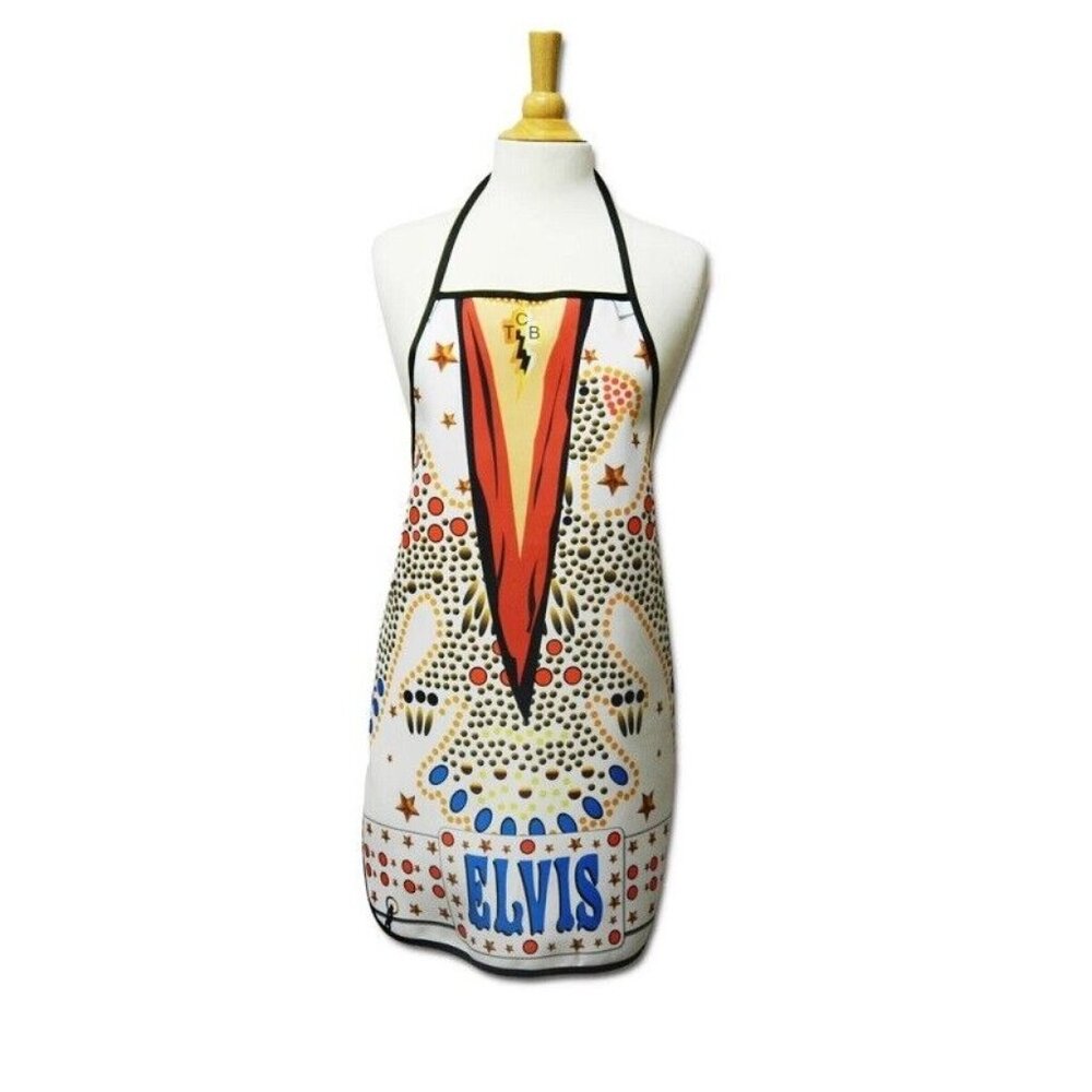 New Elvis Presley Jumpsuit Apron Kitchen Cooking Gift The King Photo Rock & Roll